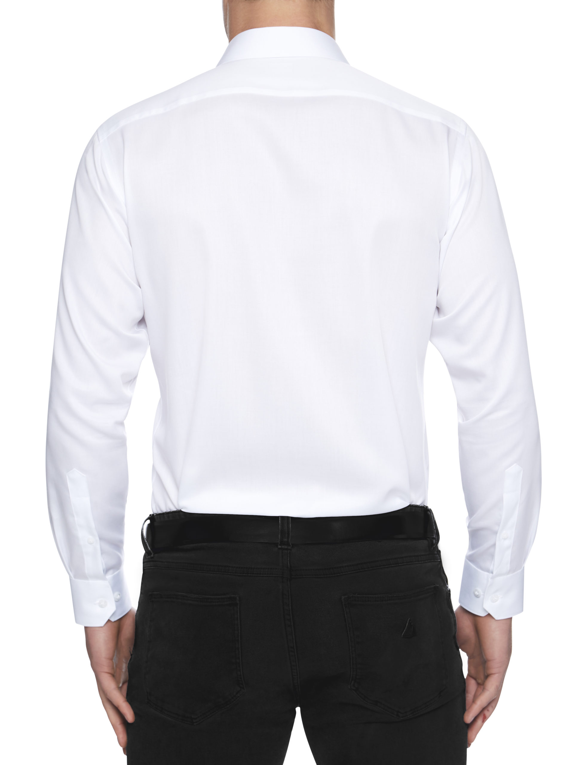Abelard Non Iron White Shirt – Relaxed Fit – Eddy Elias Menswear