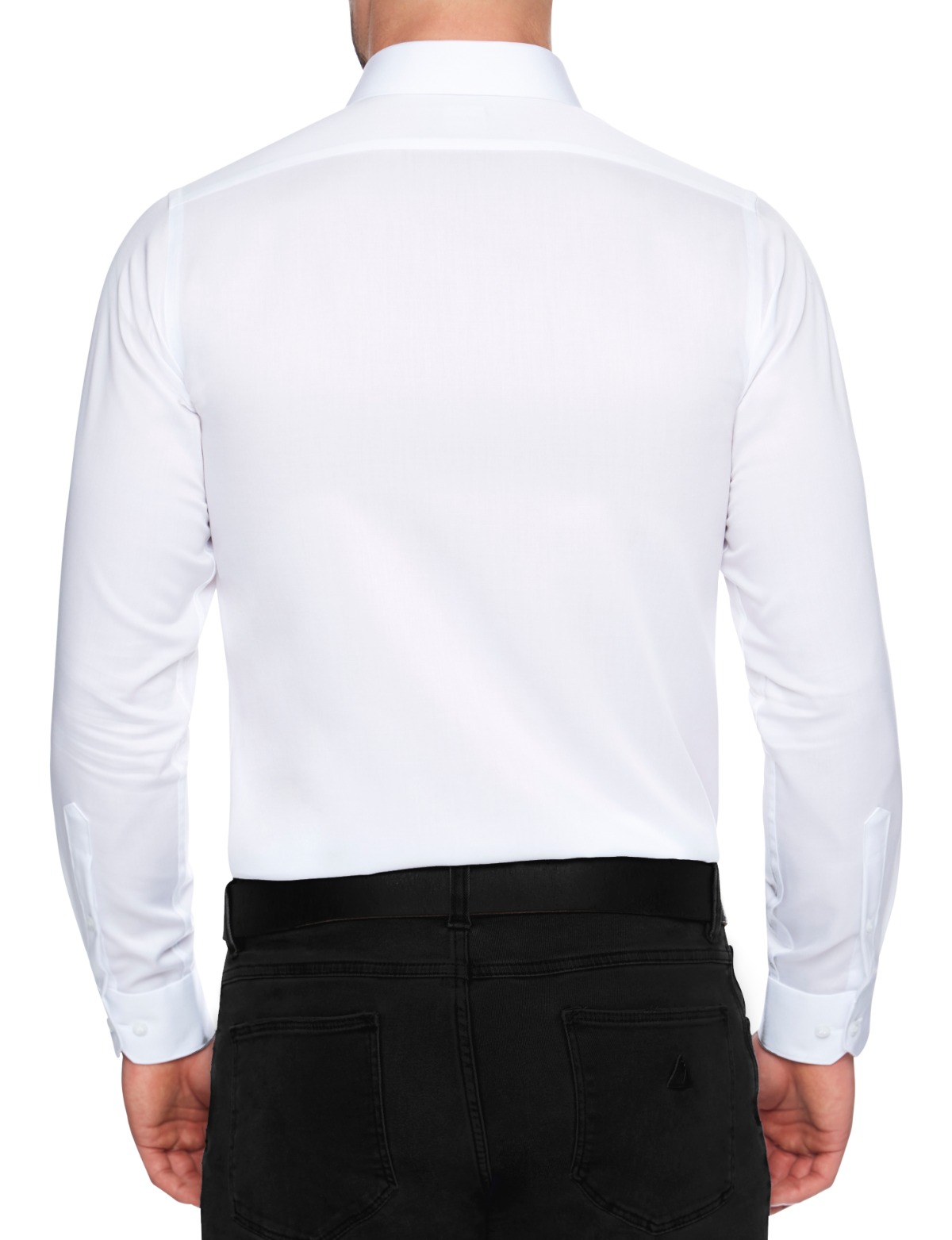 Abelard Non Iron White Shirt – Slim Fit – Eddy Elias Menswear